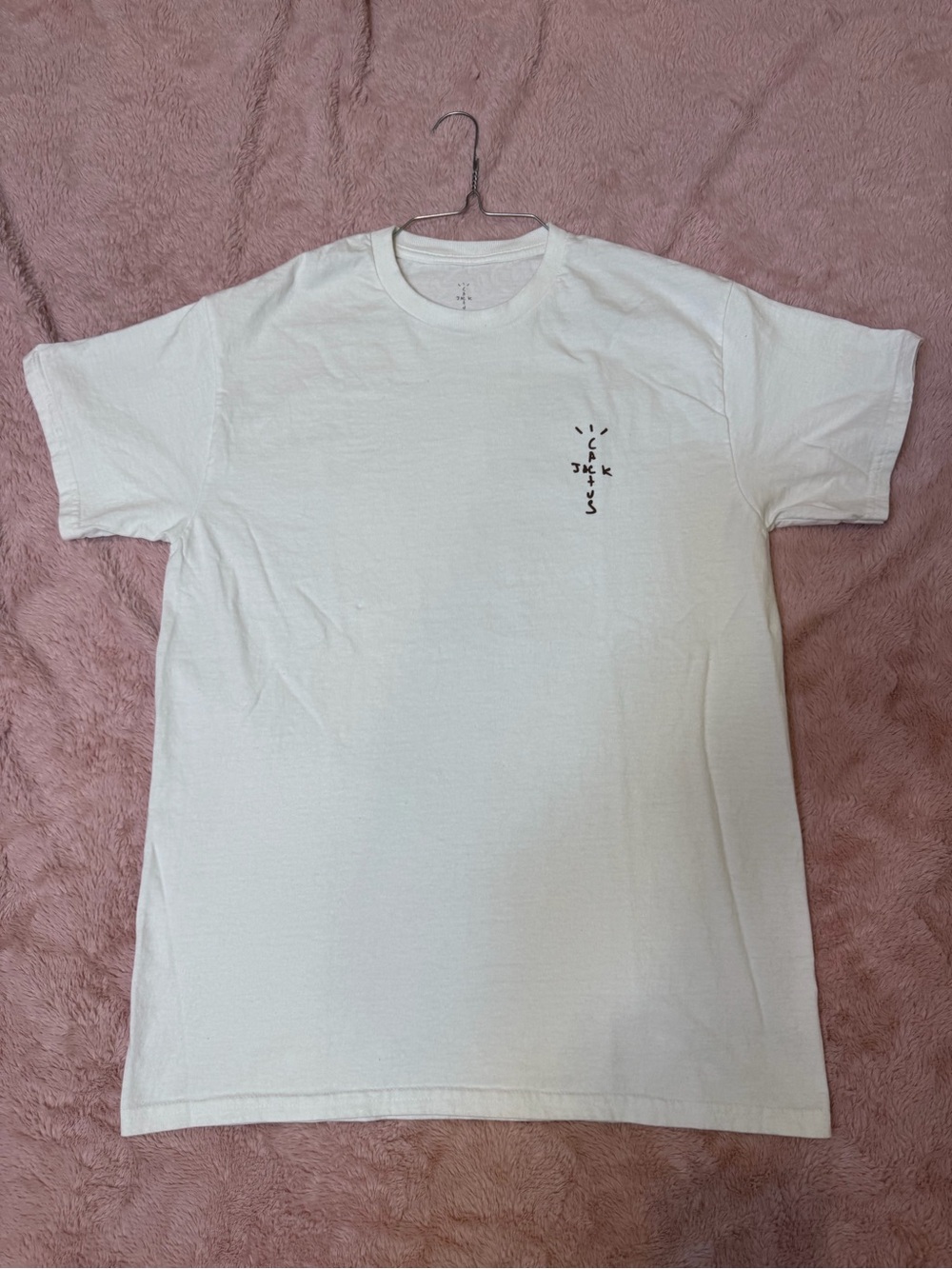 White Short-Sleeve Graphic Tee - Cactus Jack Style